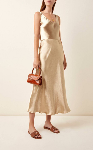 Атласный шелк Salvatore FERRAGAMO