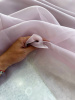 Шелковая органза ALTA MODA в розово-лиловом дымчатом оттенке